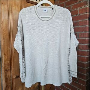 CAbi Cream Knit Sweater
